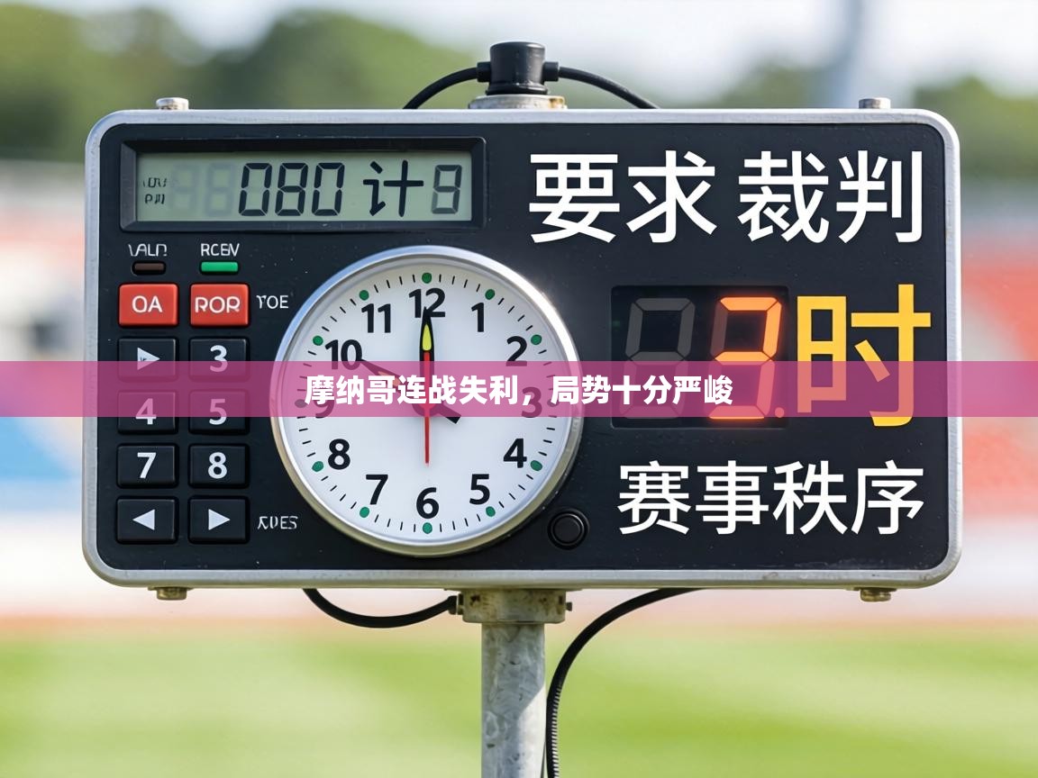 摩纳哥连战失利，局势十分严峻